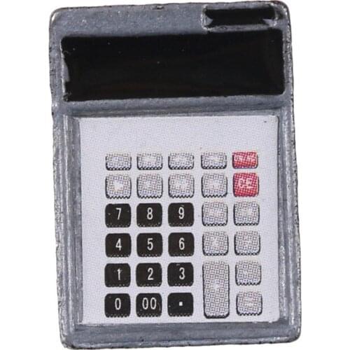 1:12 dollhouse miniature Mini Calculator Model doll accessories toy for New collectible Gift Wholesale