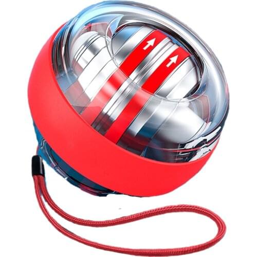 2021 LED Arm Hand Muscle Force Trainer Fitness Equipment Gyroscopic Powerball Autostart Range Gyro Power Wrist Ball With Counter