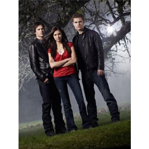 5D Diamond Painting TV Poster The Vampire Diaries Diamond Embroidery Characters Cross Stitch Kit Mosaic Home Wall Decoration Art