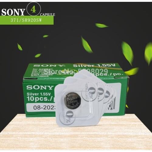 4pcs FOR SONY AG6 LR920 371 L921 Button Batteries SR927 171 1.55V 371A CX69 LR920W For Watch Toys Remote Single grain packing