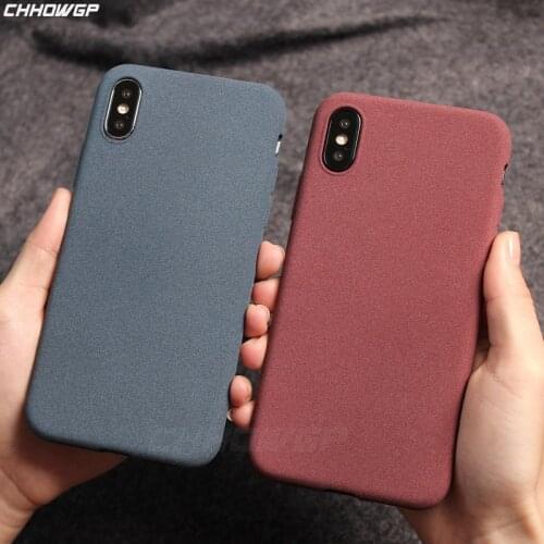 Vintage Cute Matte Silicon Case For iPhone X XR XS MAX 6 6S 7 8 Plus 5 5s SE Cover Colorful TPU Cases for iPhone xs max xr x 7 8