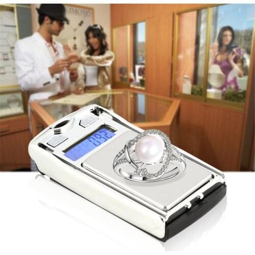 100/200g Mini Digital Pocket Scale Precision g/dwt/ct Weight Measuring for Jewellery Gold Tare Weighing Kitchen Pharmacy Scale