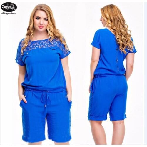 HongMiao Women's Plain Jumpsuits