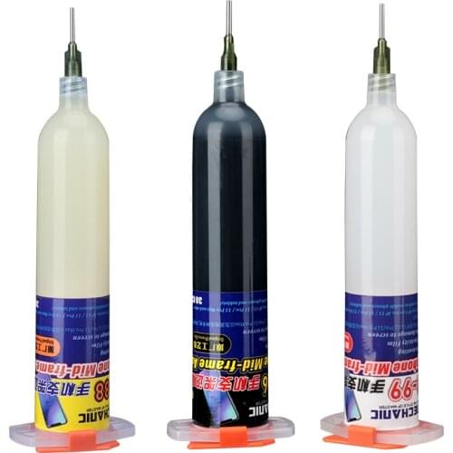 MECHANIC 30CC Phone Stents Bezel Adhesives Middle Frame Bezel Rear Glass Repair Glue for IP X/XS/XSM11/11 Pro/Max Bracket Glue