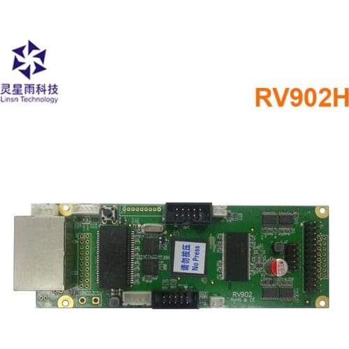 Linsn RV902 LED full color display receiving card Synchronous controller system work with ts802d for indoor and outdoor