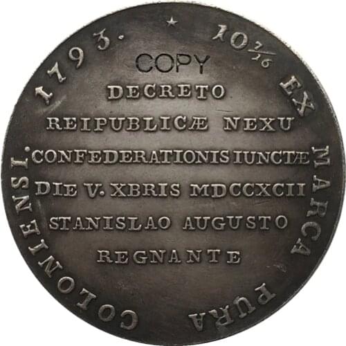 Poland 1793 COIN COPY 41mm