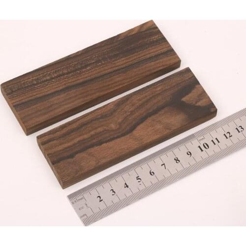 DIY Knife handle 120x40x10mm Ziricote wood handle blank Knife Scales, Hunting knife parts,Free shipping