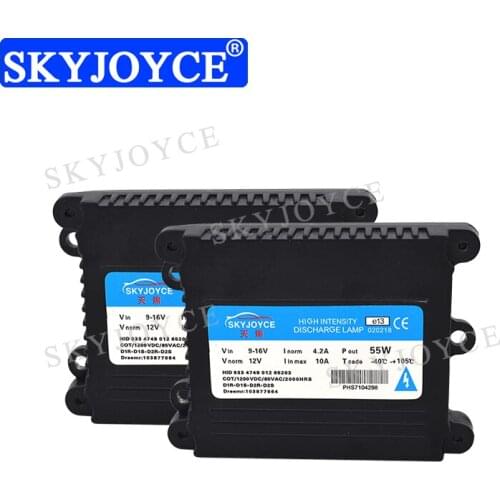 SKYJOYCE 1 Pair AC 12V 35W 55W HID Ballast Slim Block Ignition hid Ballast For H1 H7 H11 9005 9006 HID Bulb HID Headlight Kit