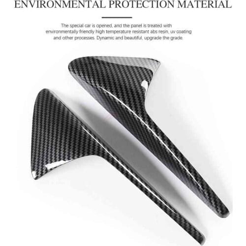 SPEEDPARK Carbon Fiber Fender Camera Cover For Tesla Model 3 S X 2016-2021 ABS Side Turn Signal Indicator Autopilot 2pcs/set