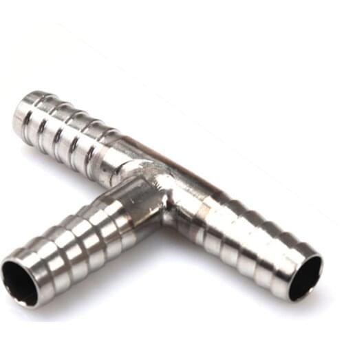 STAINLESS TEE 6/8/10/13MM BARB, For Home Brew Beer