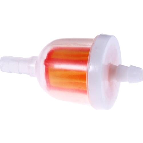 Yetaha 1Pc Universal Inline Plastic Fuel Gas Filter For Moped Scooter Go Kart Dirt Bike ATV Pit Dirt Pocket Bike