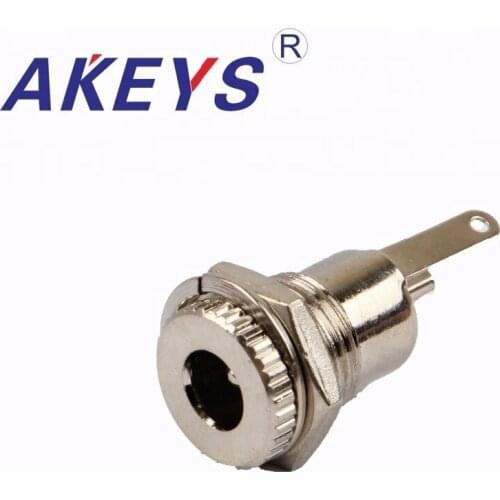 10 PCS DC-099 Metal 5.5*2.1mm DC jack High current DC connector Power Jack with nuts