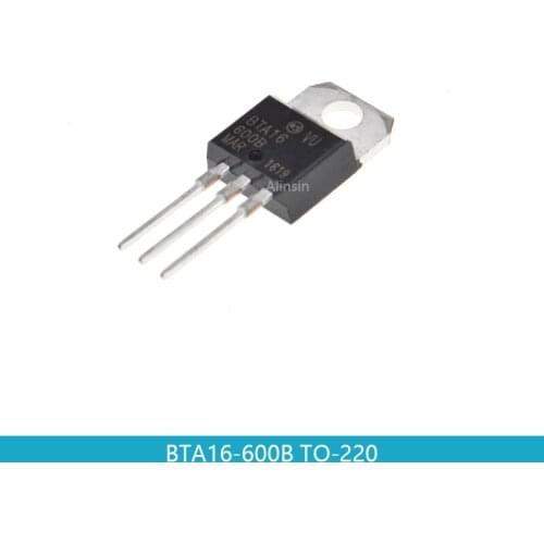 10pcs BTA16-600B TO-220 BTA16-600 TO220 16-600B BTA16 600V 16A