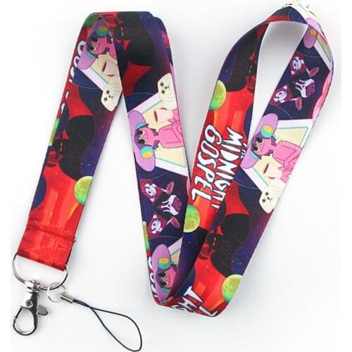 24pcs The Midnight Gospel Lanyard for Keys Phone Cool Neck Strap Lanyard for Camera Whistle ID Badge Cute webbings ribbons Gifts