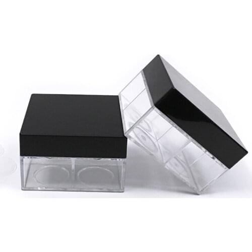 5pcs/lot Cosmetic Makeup Powder Box with Puff Four-color Loose Powder Box Blush Powder Box Rouge Powder Bottle