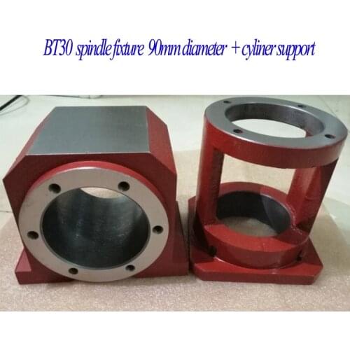 90mm bt30 spindle mount bt30 holder high presicion bt30 spindle braket factory directly fixture / air cylinder support
