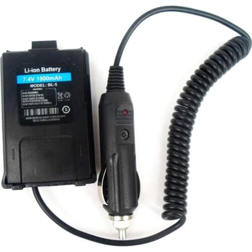 Battery Eliminator Car Charger for BAOFENG UV-5R UV-5R+ UV-5RA UV-5RA+ UV-5RB UV-5RC UV-5RD UV-5RE UV-5RE Plus