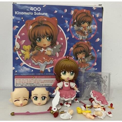 Card Captor Sakura Action Figure Japan Anime Kinomoto Sakura 400 Q Ver Model Toy Christmas Gift