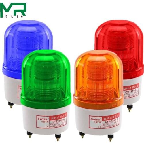 LTE-5101 flashing LED flash alarm light siren led warning light silent 12V 24V 110V 220V