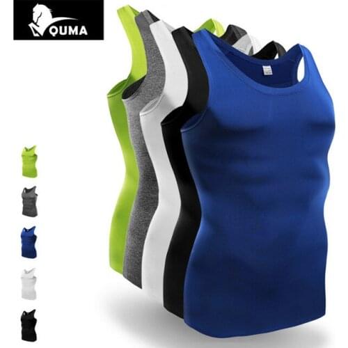 HOT2020 Outdoor Fitness Sport Summer Sweat Base basketball close-fitting top vest Men GYM Running Jogging compression sleeveless