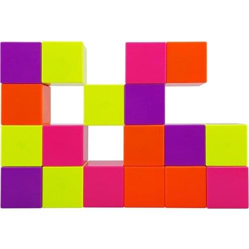 KUPSS Magnetic Blocks Neon Colors (16 cubes) Neocubes