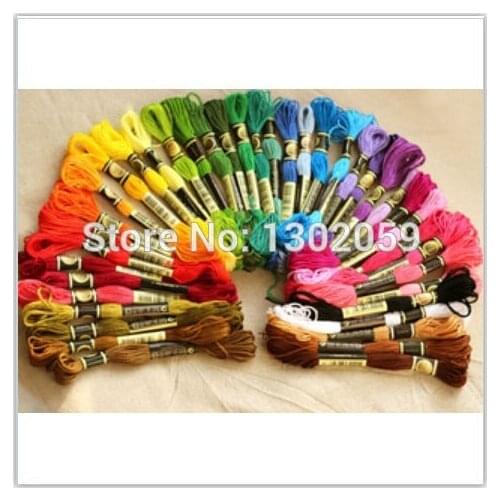 High Quality Total 150 pieces Embroidery Floss Thread--You Can Choose Any Color And Quantity Similar DMC