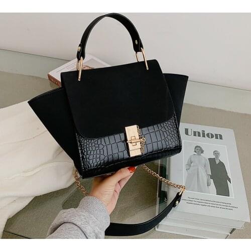 New Trapeze Handbags Women Shoulder Crossbody Bags 2021 Luxury Design Suede Casual Totes Ladies Messenger bags Female Purses