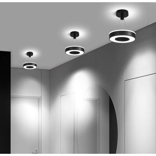 New ceiling light Black/Gold Modern led ceiling lights For Aisle corridor cloakroom Lighting plafon led moderne light Fixtures