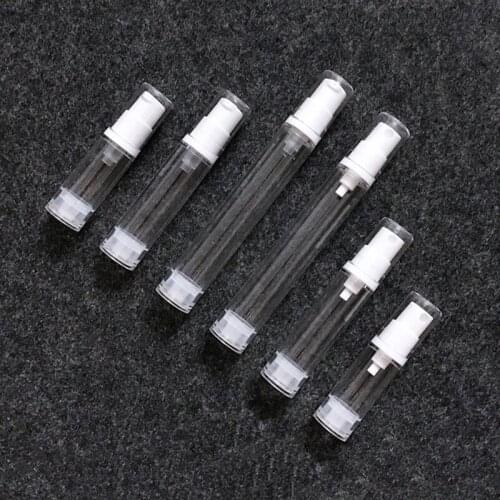 Wholesale 5/10/15ML Empty Perfume Bottle Cream Lotion Containers Spray Toner Bottle Vacuum Emulsion Bottling