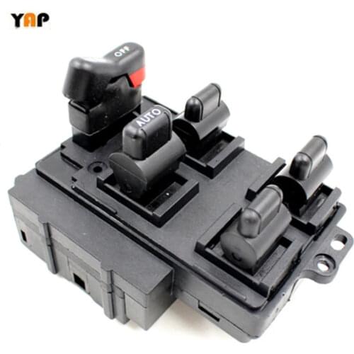 Power Window Lifter Switch FOR FITHONDA Accord 2.2L 2.7L L4 V6 FRONT Left 35750-SV4-A11 1990-1997