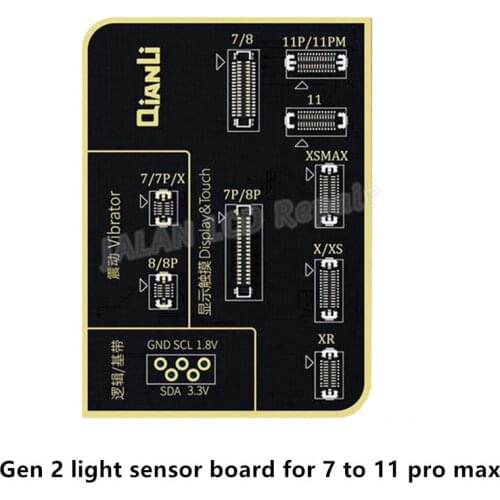 Light SensorTrue Tone Vibrate Battery Data line Headset Detection Board Repair For Gen 2 iCopy Plus 7 8 Plus X XS 11 Pro Max