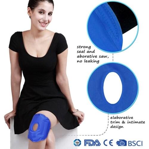 1PC Adjustable Reusable Wrap Pain Relief Therapy Knee Patch Heat Gel Pack Sports Injuries Hot And Cold Ice Breathable