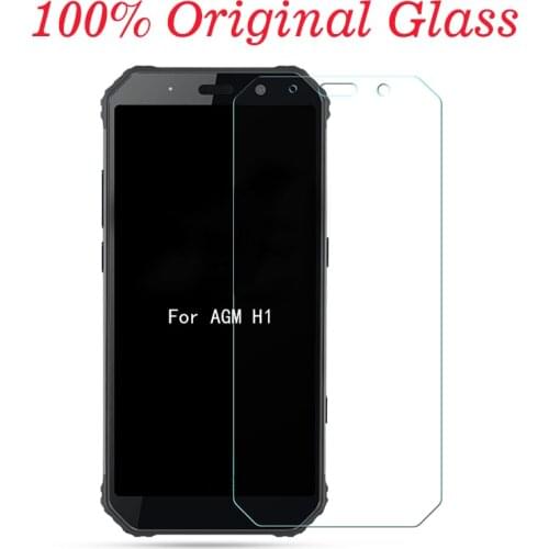 10pcs/lot Full Glue Tempered Glass Original 9H High Quality Protective Film Screen Protector For AGM A9 AGM H1