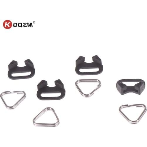 4 Sets Belt Hook Camera Shoulder Strap Split Triangle Ring Replacement Camera Strap Buckle For Digital Camera Strap Split Rings