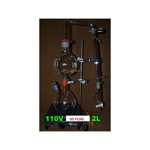 Essential Oil Steam Distillation Apparatus,Essential Oil Distillation Kit,110V