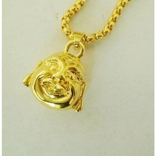 Buddhism godness Maitreya Buddha metal buddha necklace men