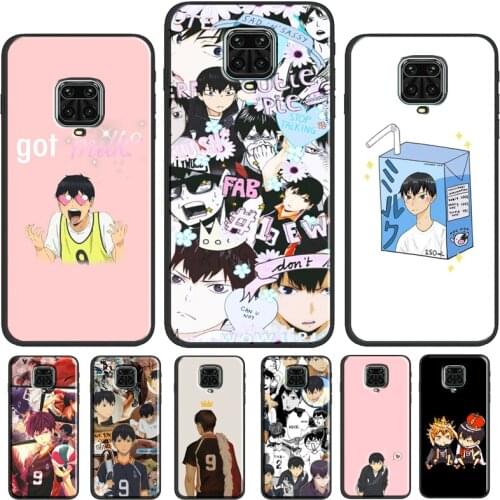 Tobio Kageyama Haikyuu Case For Xiaomi Redmi Note 8 9 Pro Note 9S 8T 9 9C 9A 9T Cover For Redmi Note 10 Pro Shell