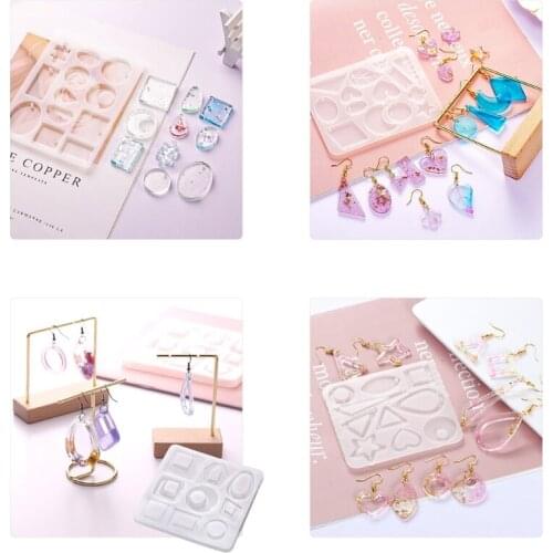 Earring Resin Mold Small Silicone Earring Mold Earring Jewelry Epoxy Resin Casting Resin Jewelry Making Resin Diy Craft