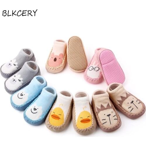Fashion Brand Newborn Baby Girl Shoes Infant Footwear Cartoon Socks Shoes for 1 Year Old Boy Soft Sole Toddler Crib Shoe Knitted