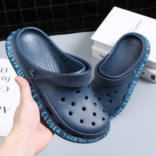 Summer Mens Sandals 2021 Best Selling Casual Jelly Slippers Soft Beach Walking Flat Bottom Flip Flops White Antiskid Men Sandals