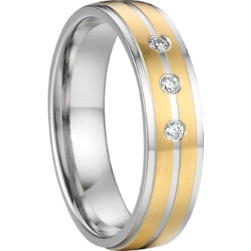 Wholesame Classic Women Ring Elegant Bridal Ring Wedding Anniversary Rings Band For Her