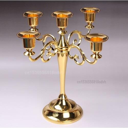 Candle Holder Candelabra Centerpiece for Wedding Candlestick 5-arms/3-arms Candle Stand Wedding Candelabra Candle Stick
