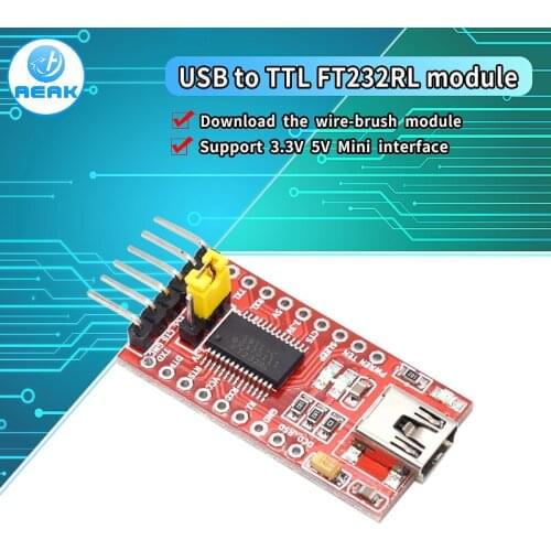 FT232RL FTDI USB 3.3V 5.5V to TTL Serial Adapter Module for Arduino FT232 Mini Port