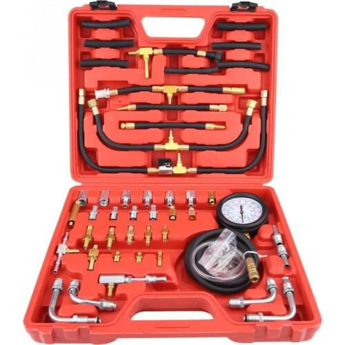 Universal Fuel Injection Pump Pressure Tester Injector Pressure Gauge Gasoline Test Diagnostic Tool Kit New Arrive