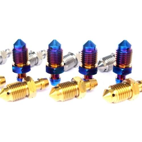 M8/M10 Ti/Golden/Burn Blue Titanium Alloy Screw For Motorcycle Callipers