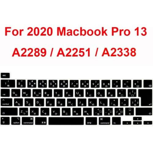 Japanese style keyboard protector for 2020 Macbook Pro 13 A2289 A2251 A2338 Pro 16 A2141 keyboard cover