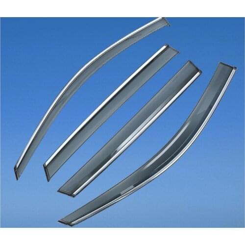 High quality ABS Car Window Rain Shield Shelters Cover Sun Window Visor For KIA Sportage QL 2016 2017 Car Styling Accessories