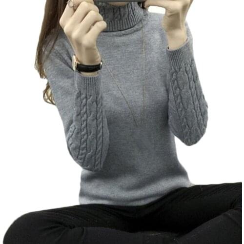 Sweater Female 2020 Autumn Winter Cashmere Knitted Women Sweater And Pullover Gray White Black Female Tricot Jumper Pull Femme