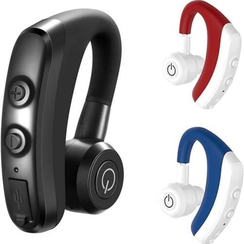 1Pc K5 Bluetooth 4.1 Stereo Rechargeable Earhook Wireless Earphone for Phone беспиоводные наушники