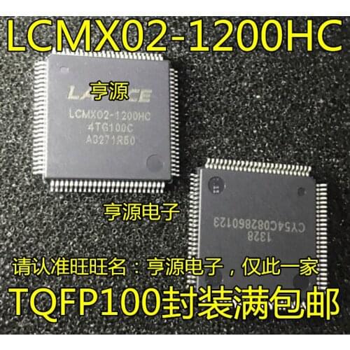 100% New&original LCMX02-1200HC LCMX02-1200HC-4TG100C TQFP100